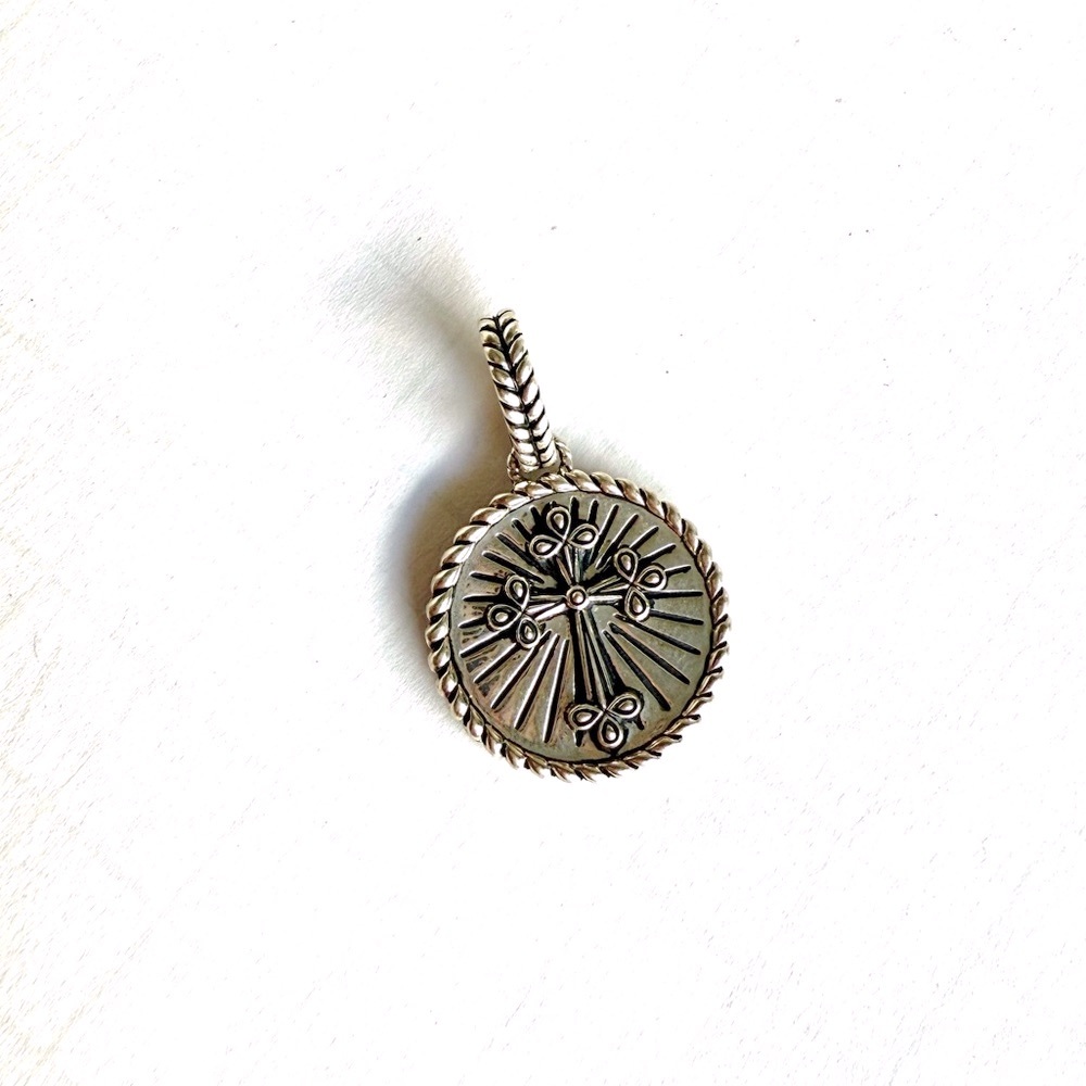 JAI Sterling Silver Pendant with Cross (NEW)